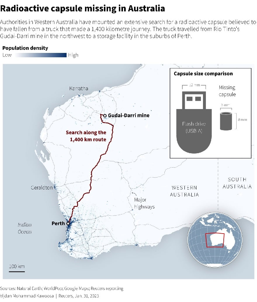 Australia recovers radioactive capsule, finds needle in the haystack